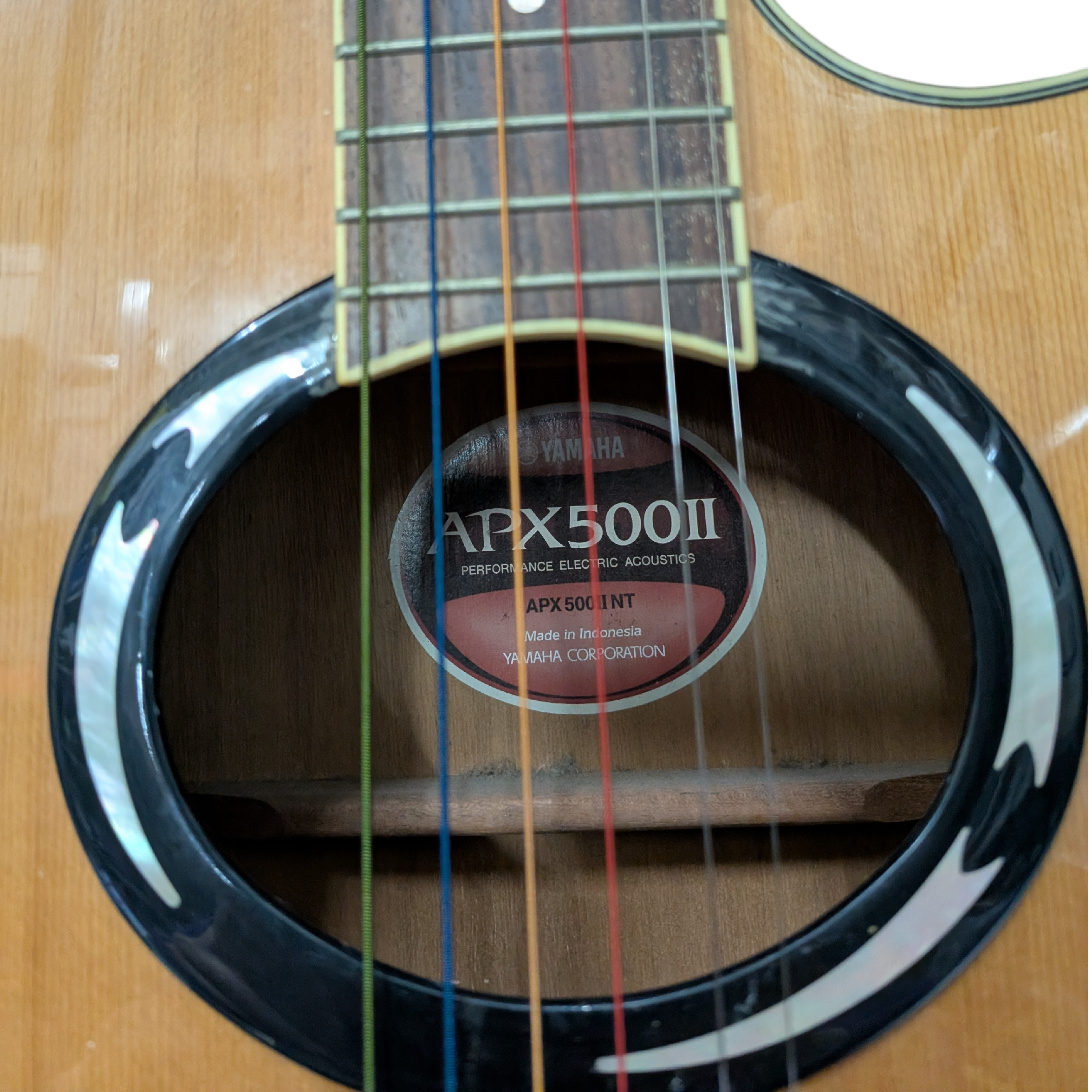 Pre-owned Yamaha APX500II Electro Acoustic Guitar Natural Thin